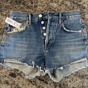 Agolde Parker Lowkey Jean Shorts Size 24